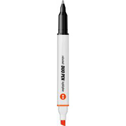 Duo Pen Roller - Textmarker Scrikss Duo Pen White / Black-Orange