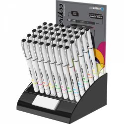 Duo Pen Roller - Textmarker Scrikss Duo Pen White / Black-Pink
