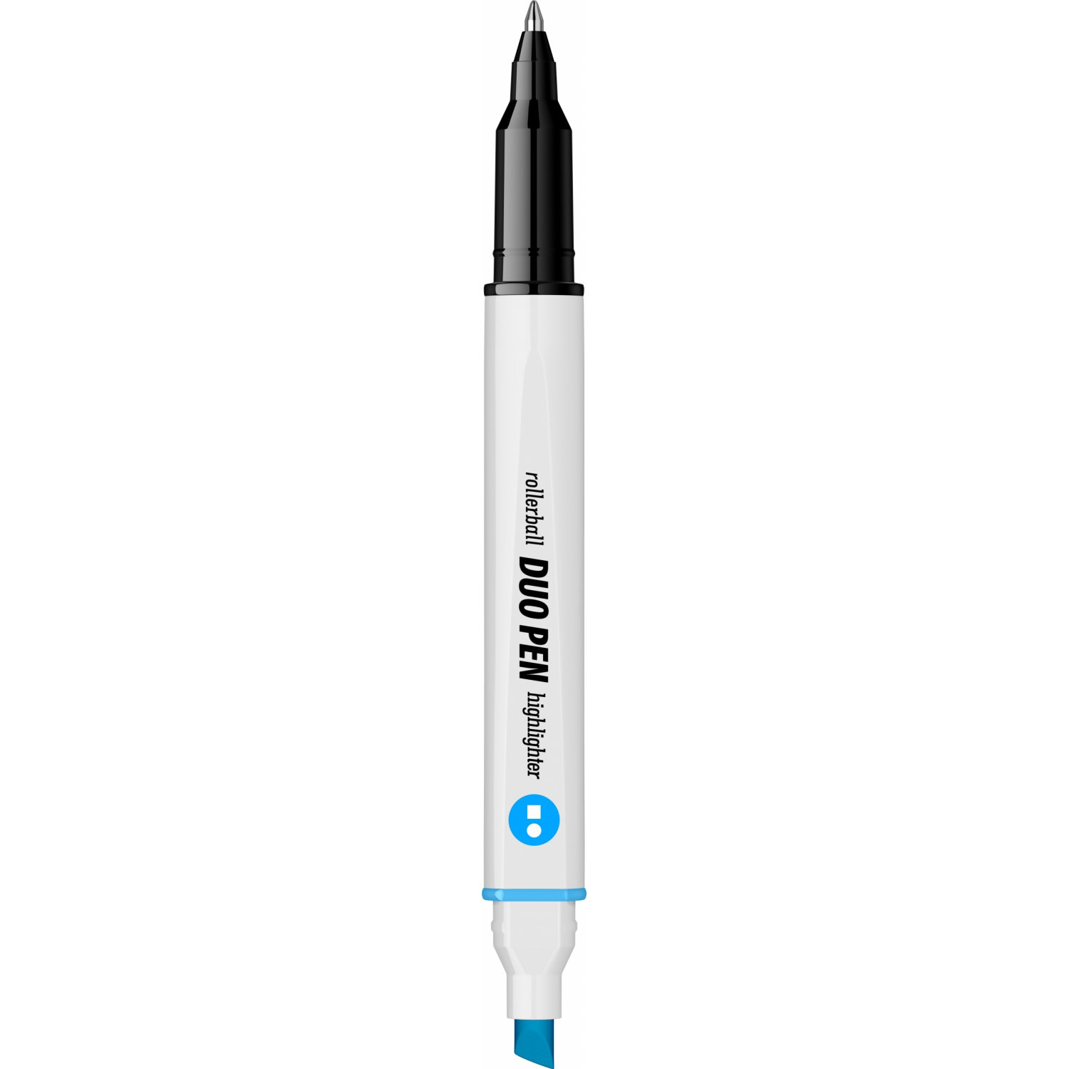 Imagine Produs Duo Pen Roller - Textmarker Scrikss Duo Pen White - Black-Blue
