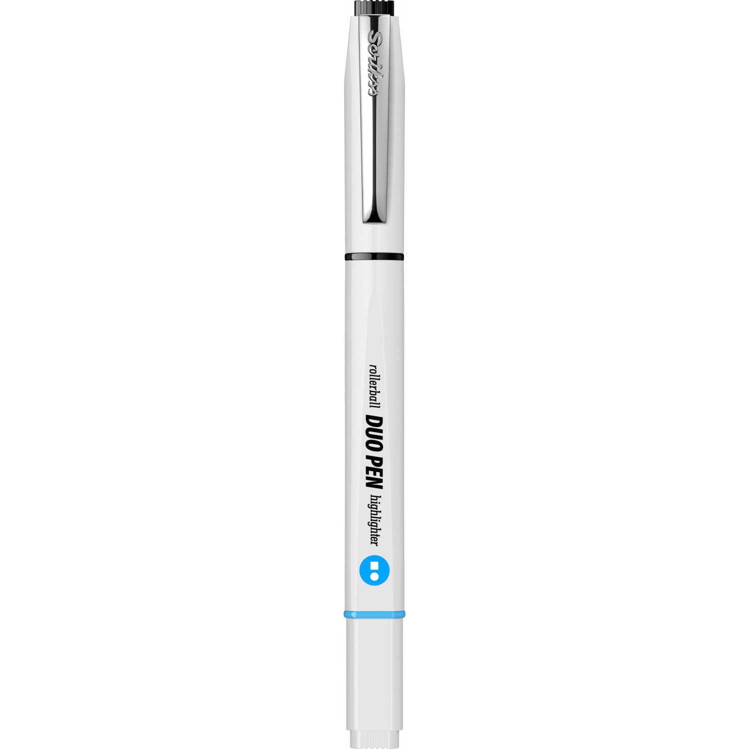 Imagine Produs Duo Pen Roller - Textmarker Scrikss Duo Pen White - Black-Blue