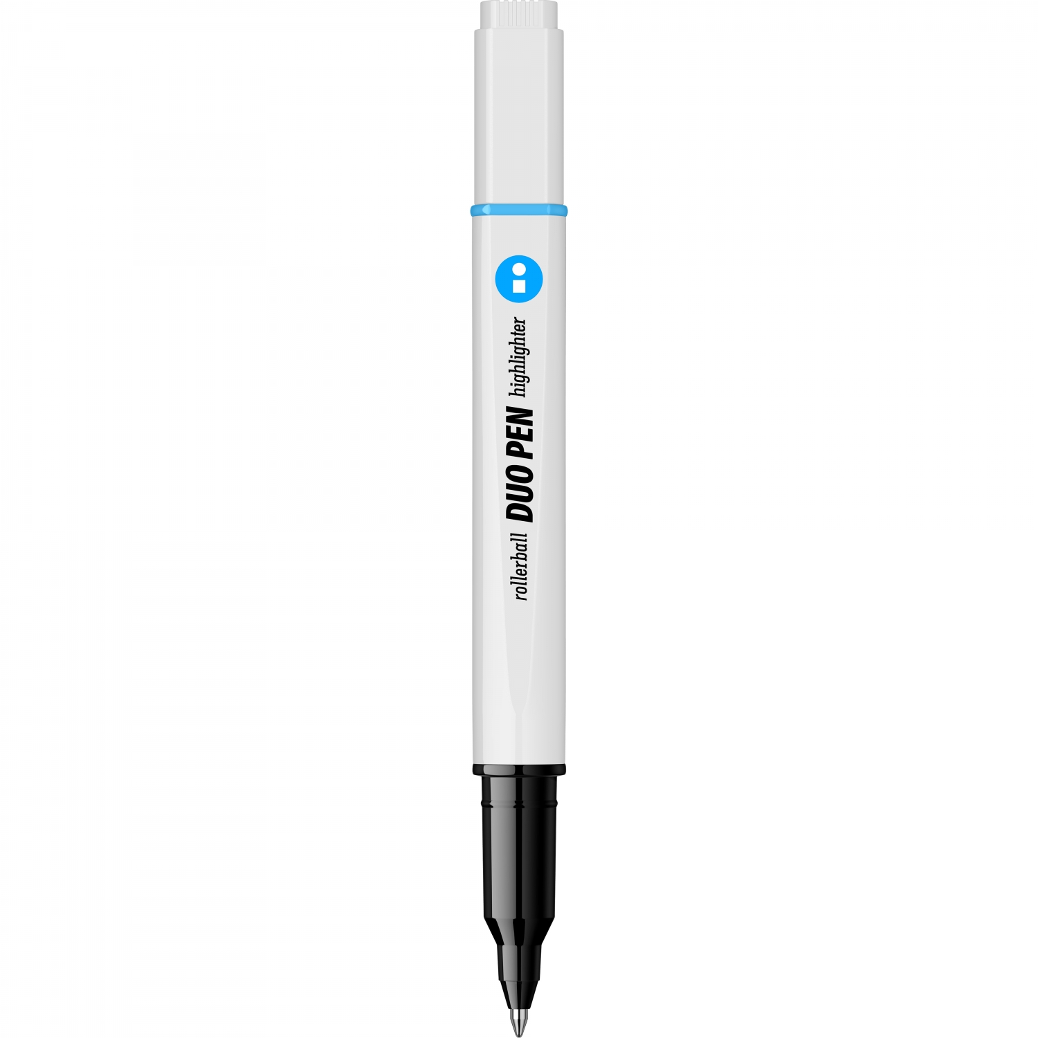 Imagine Produs Duo Pen Roller - Textmarker Scrikss Duo Pen White - Black-Blue