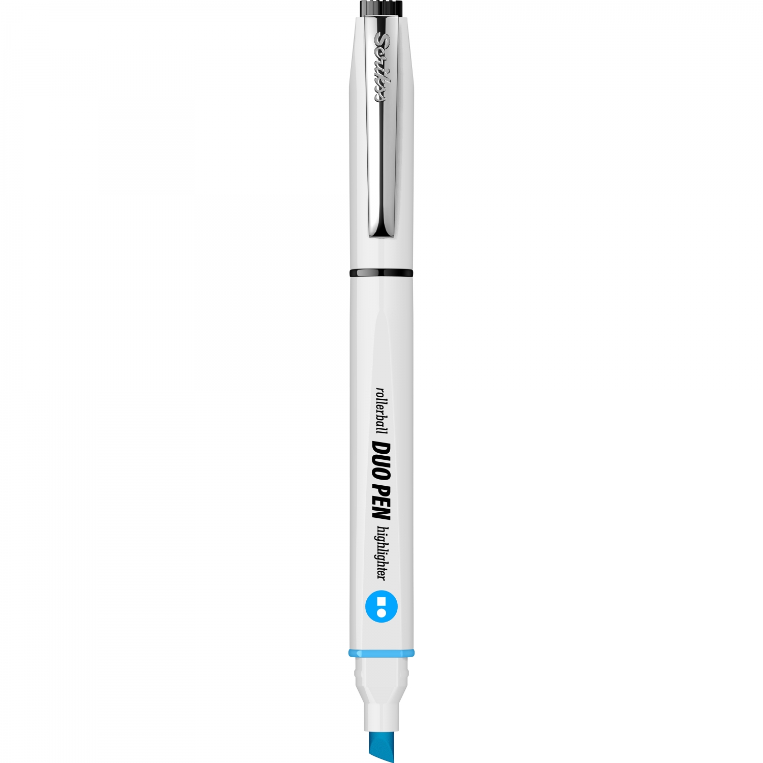 Imagine Produs Duo Pen Roller - Textmarker Scrikss Duo Pen White - Black-Blue