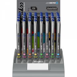 Duo Pen Roller - Textmarker Scrikss Duo Pen Grey / Blue-Pink