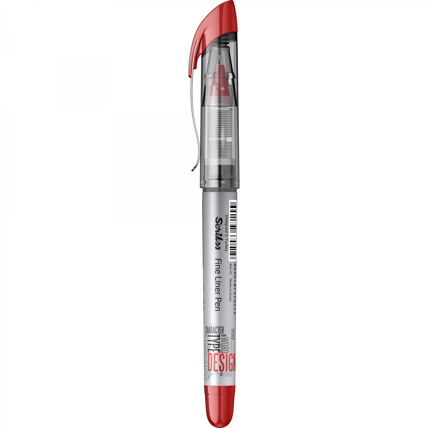 Imagine Produs Fineliner 0.3 Scrikss Fine Liner FL-68 Red CT