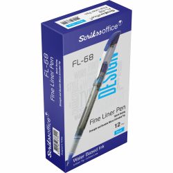 Fineliner 0.3 Scrikss Fine Liner FL-68 Blue CT
