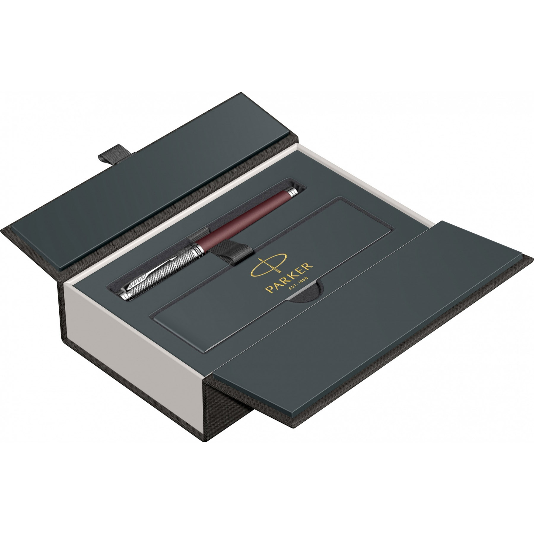 Imagine Produs Stilou 18k Nib Parker Premier Royal Custom Crimson Red RUT