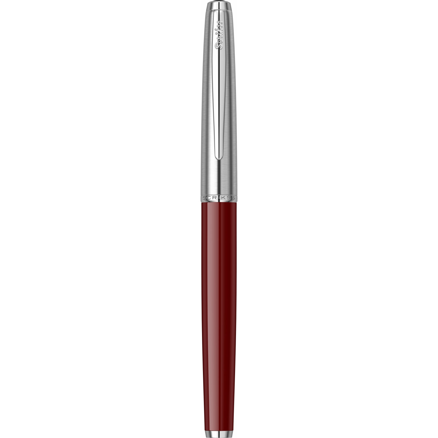 Imagine Produs Stilou Scrikss Metropolis 78 Burgundy Chrome CT