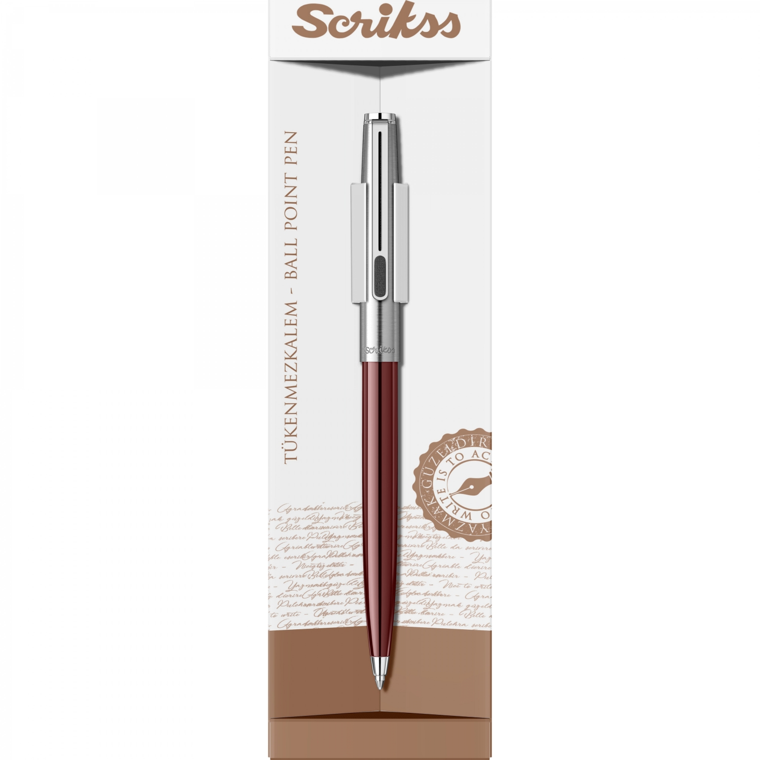 Imagine Produs Pix Scrikss Vintage 77 Burgundy Chrome CT