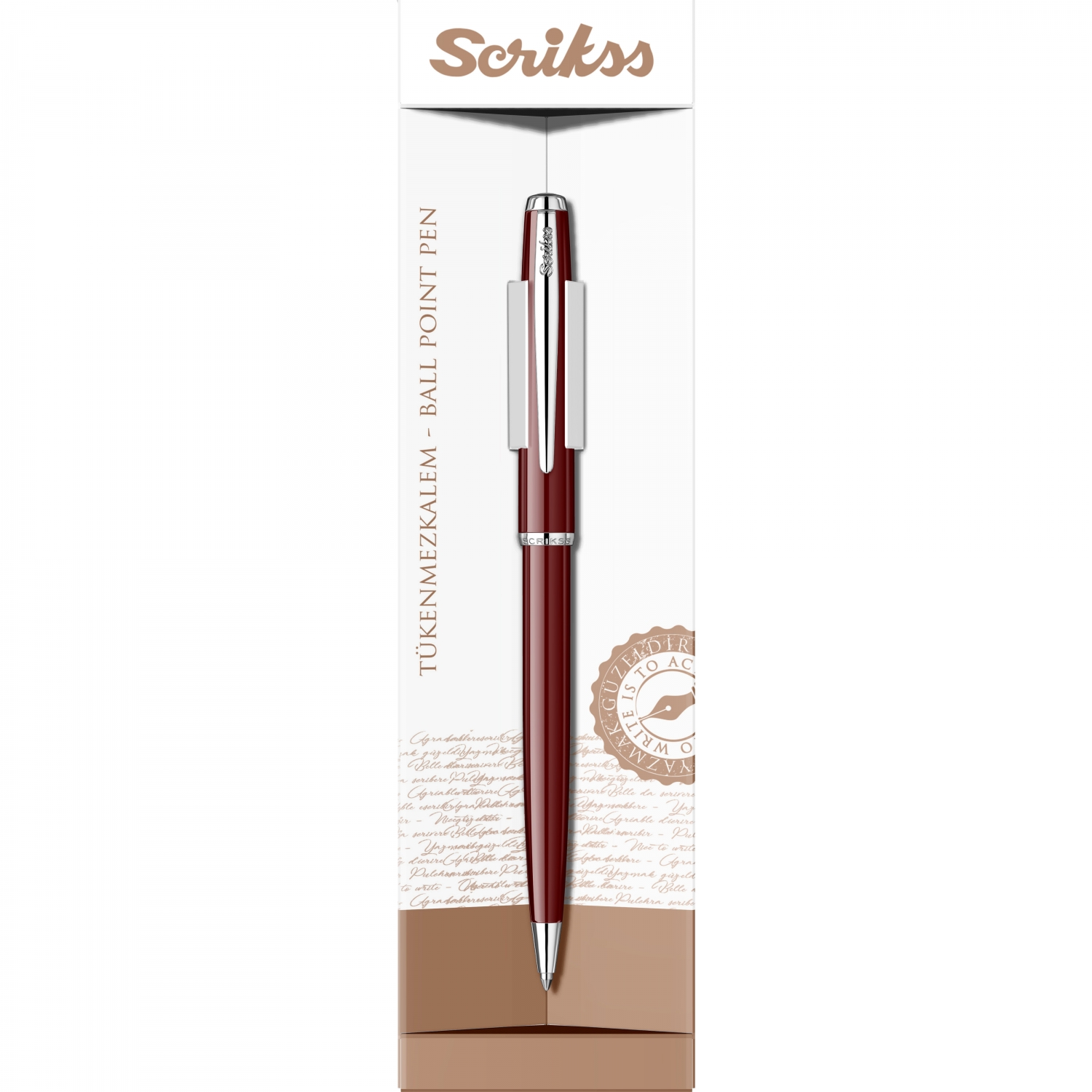 Imagine Produs Pix Scrikss Vintage 52 Burgundy CT