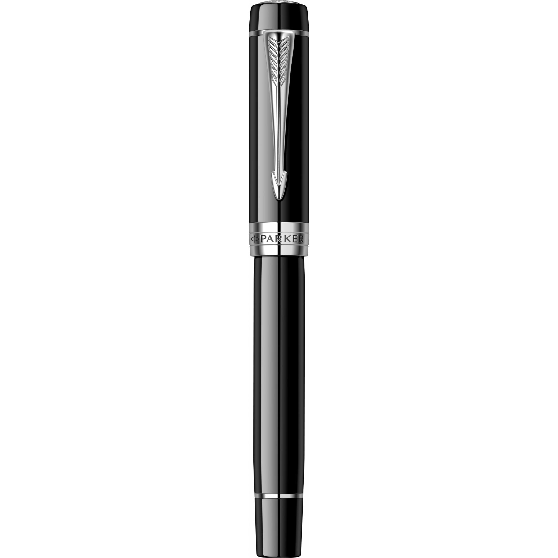 Imagine Produs Stilou Centennial Size 18k Nib Parker Duofold Royal Classic Black PDT