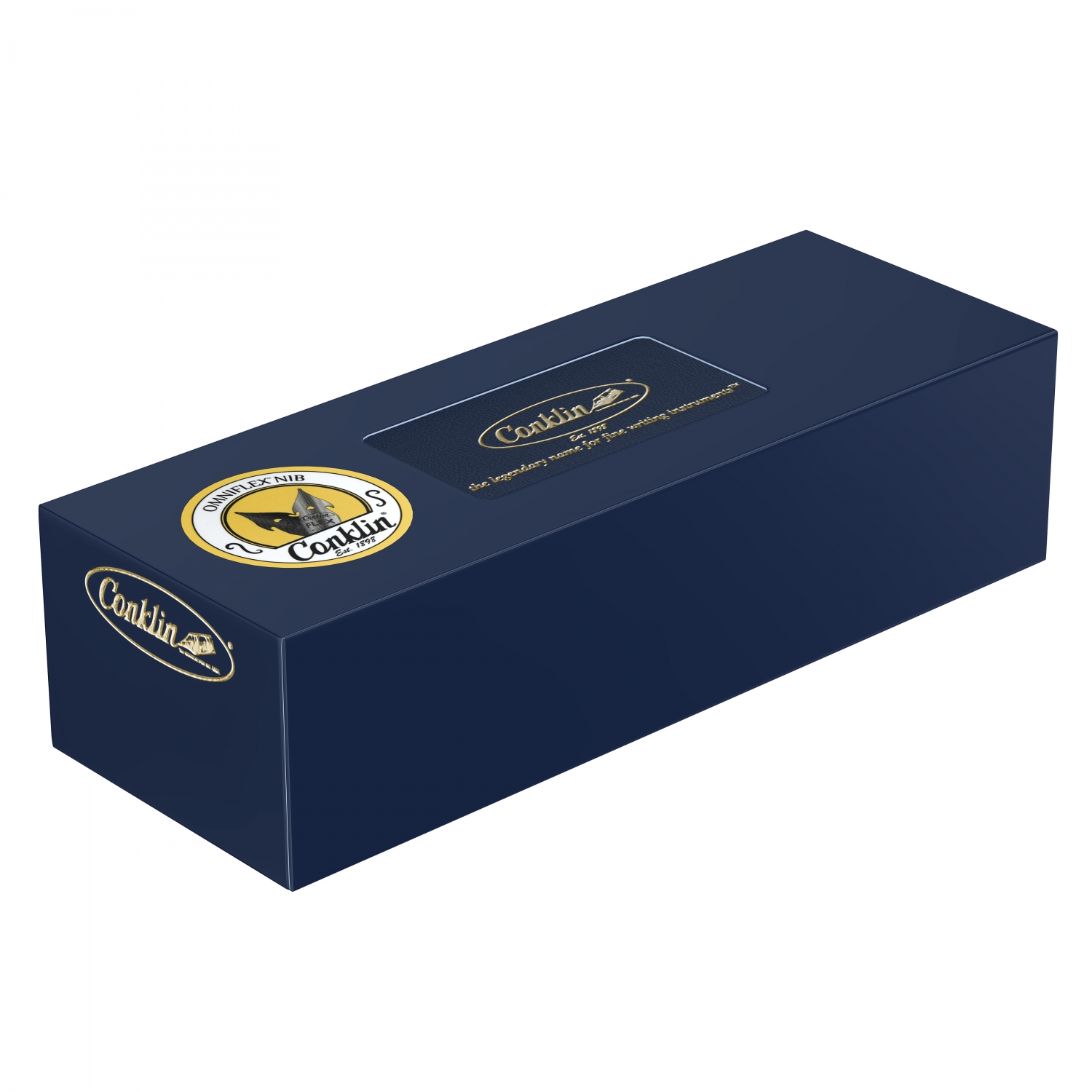 Imagine Produs Stilou Omniflex Nib Conklin Stylograph Matte Arctic Blue CT