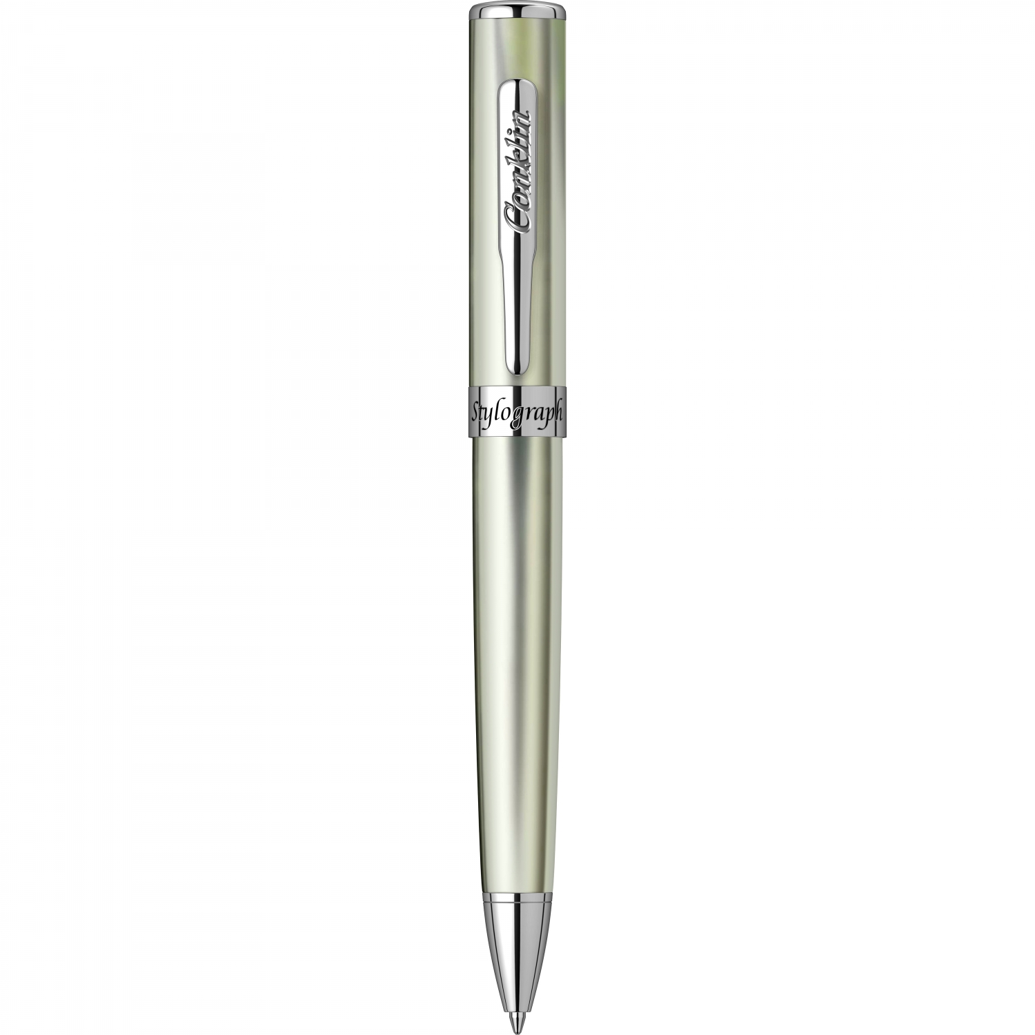 Imagine Produs Pix Conklin Stylograph Matte Polar White CT