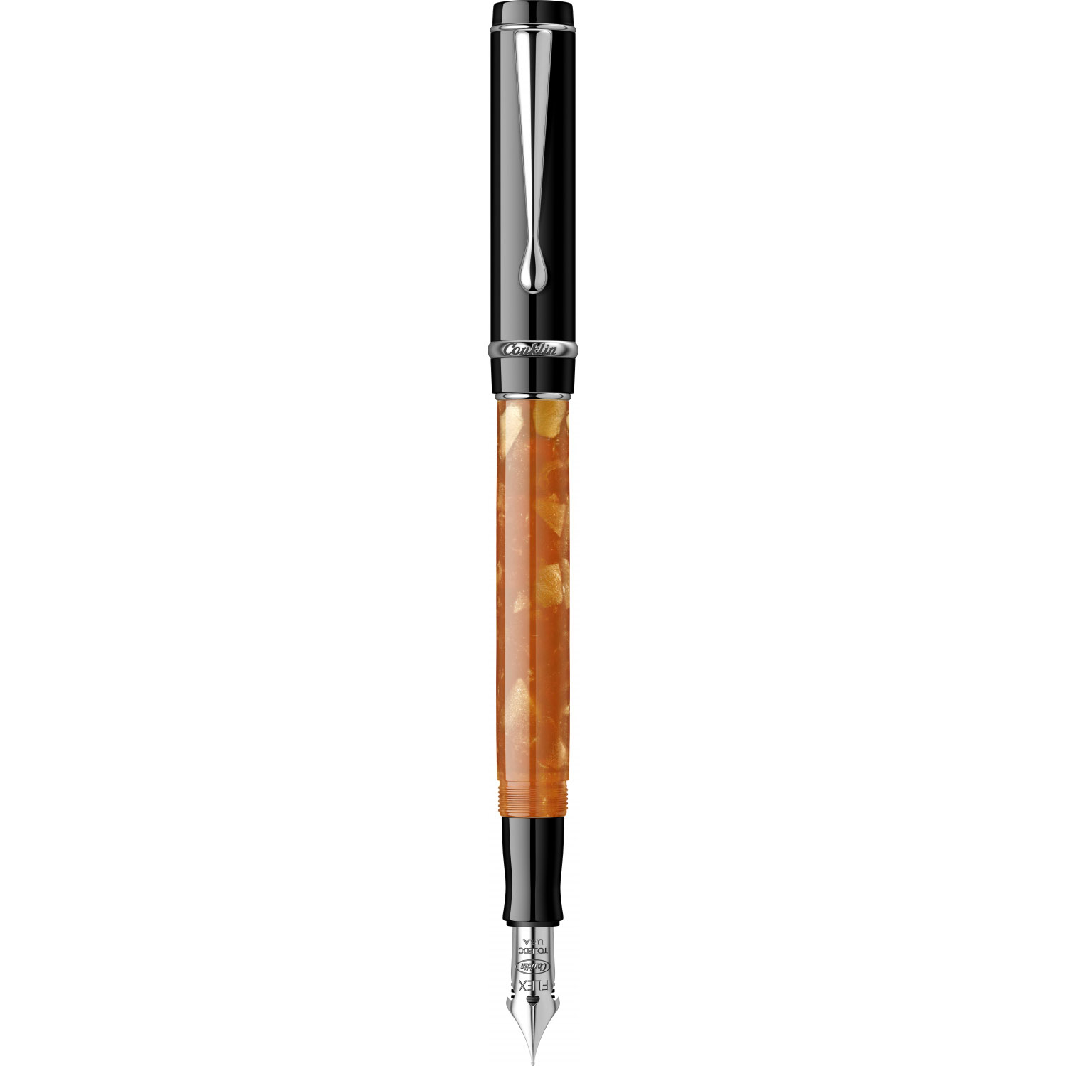 Imagine Produs Stilou Omniflex Nib Conklin Duragraph Orange Nights CT