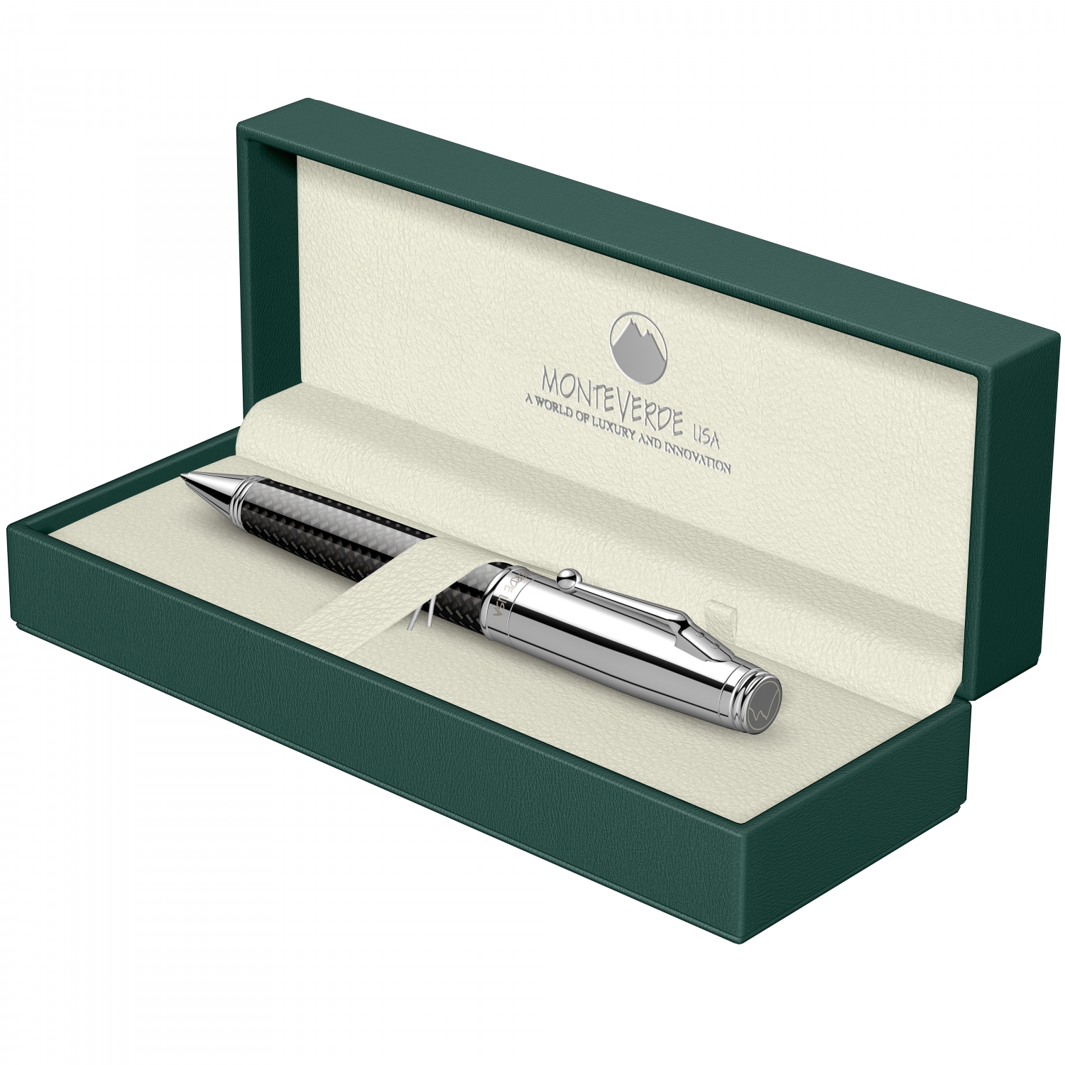 Imagine Produs Pix Monteverde USA Invincia Chrome Carbon Fiber CT