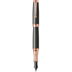 Stilou Monteverde USA Invincia Deluxe Rose Gold Carbon Fiber PGT