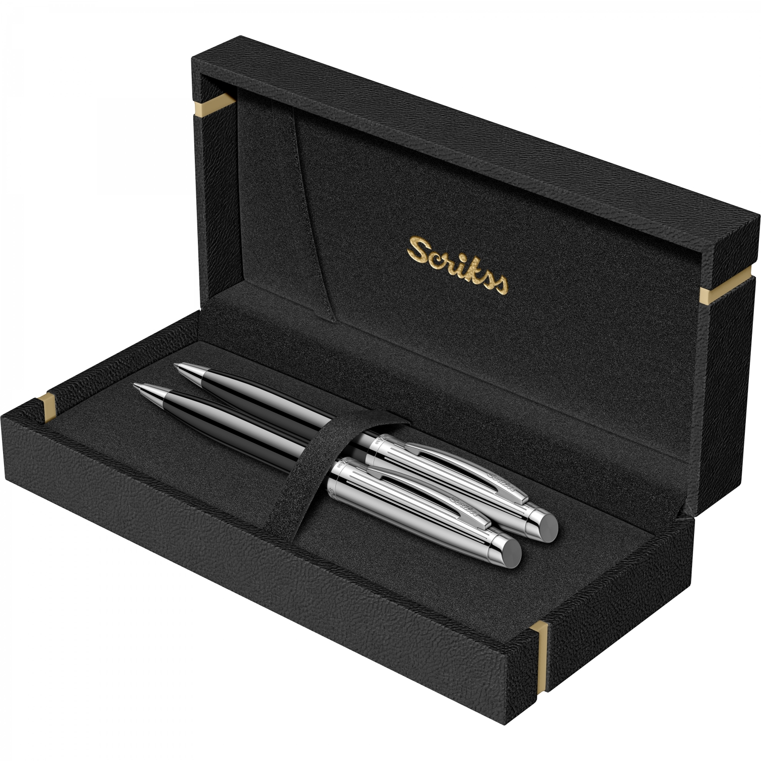 Imagine Produs Set Pix + Creion Mecanic 0.7 Scrikss Oscar 39 Chrome Black CT