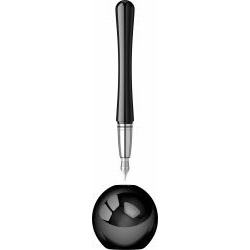 Desk Pen Set Stilou Monteverde USA Luna Black CT