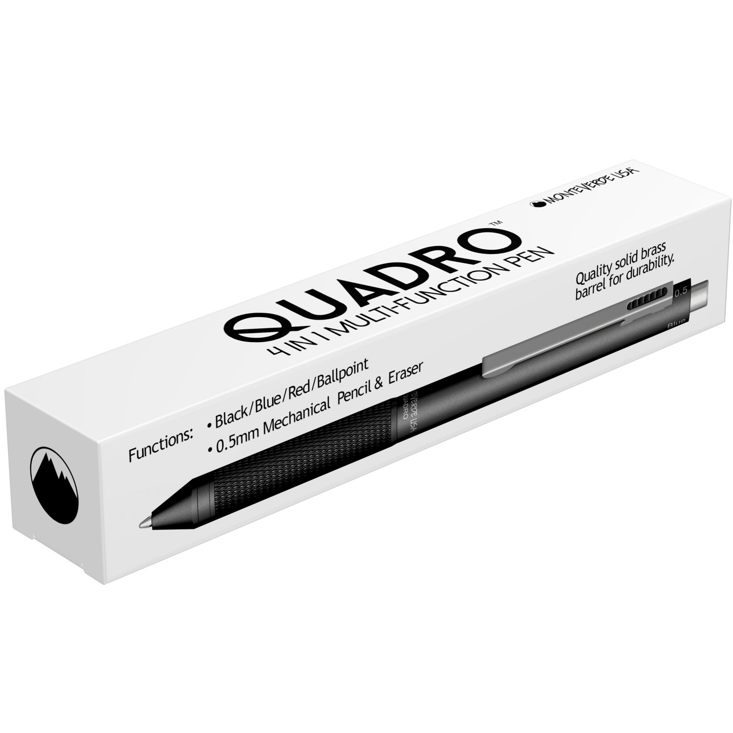 Imagine Produs Quatro Pen 0.5 Monteverde USA Quadro Brass BT