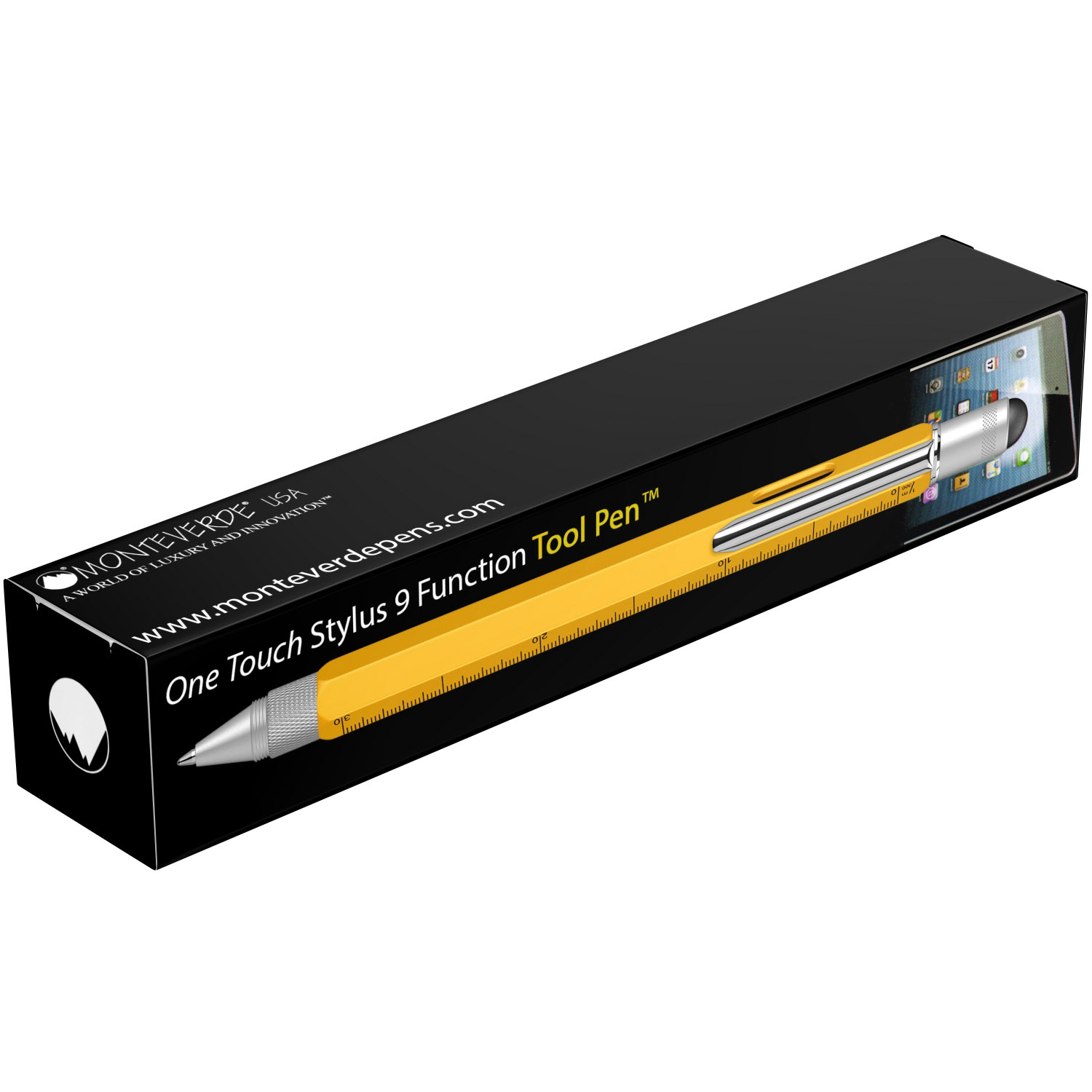 Imagine Produs Pix Tool Stylus Monteverde USA Tool Pen Yellow CT