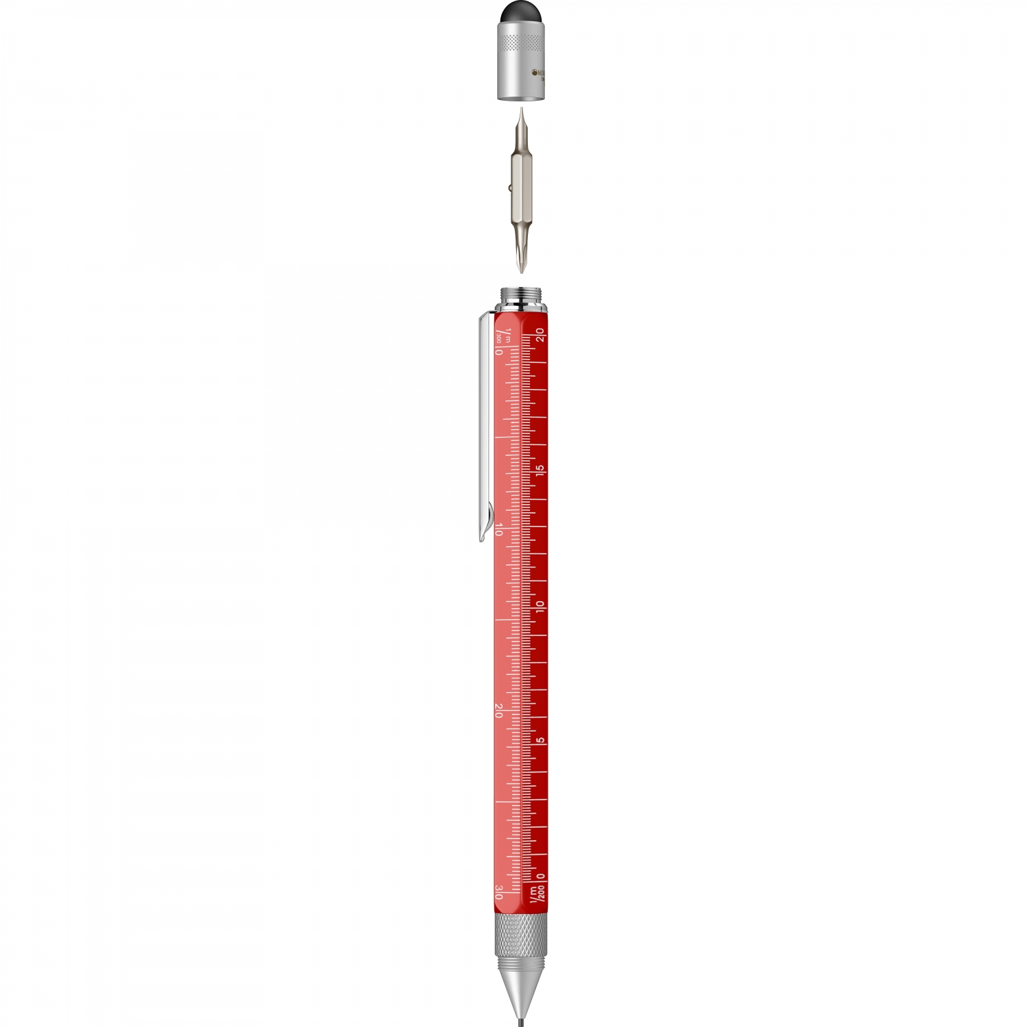 Imagine Produs Creion Mecanic 1.0 Tool Stylus Monteverde USA Tool Pen Red CT