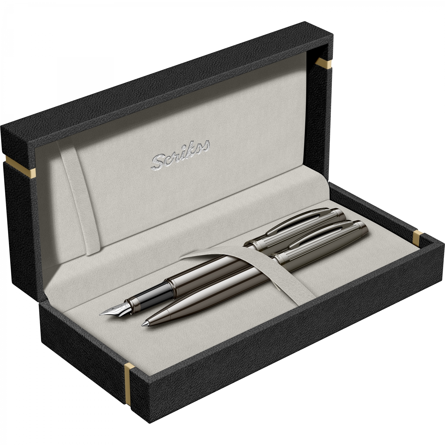 Imagine Produs Set Stilou + Pix Scrikss Oscar 39 Titanium GMT