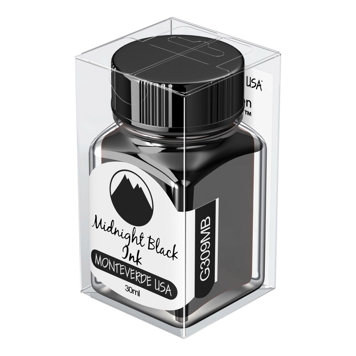 Imagine Produs Calimara Cerneala 30 ml Monteverde USA Core Midnight Black