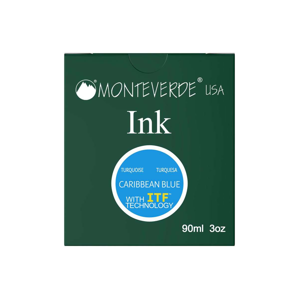 Imagine Produs Calimara Cerneala 90 ml Monteverde USA Core Caribbean Blue