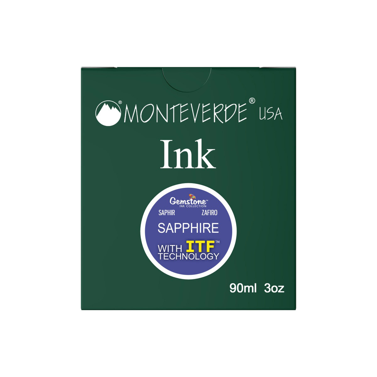 Imagine Produs Calimara Cerneala 90 ml Monteverde USA Gemstone Sapphire