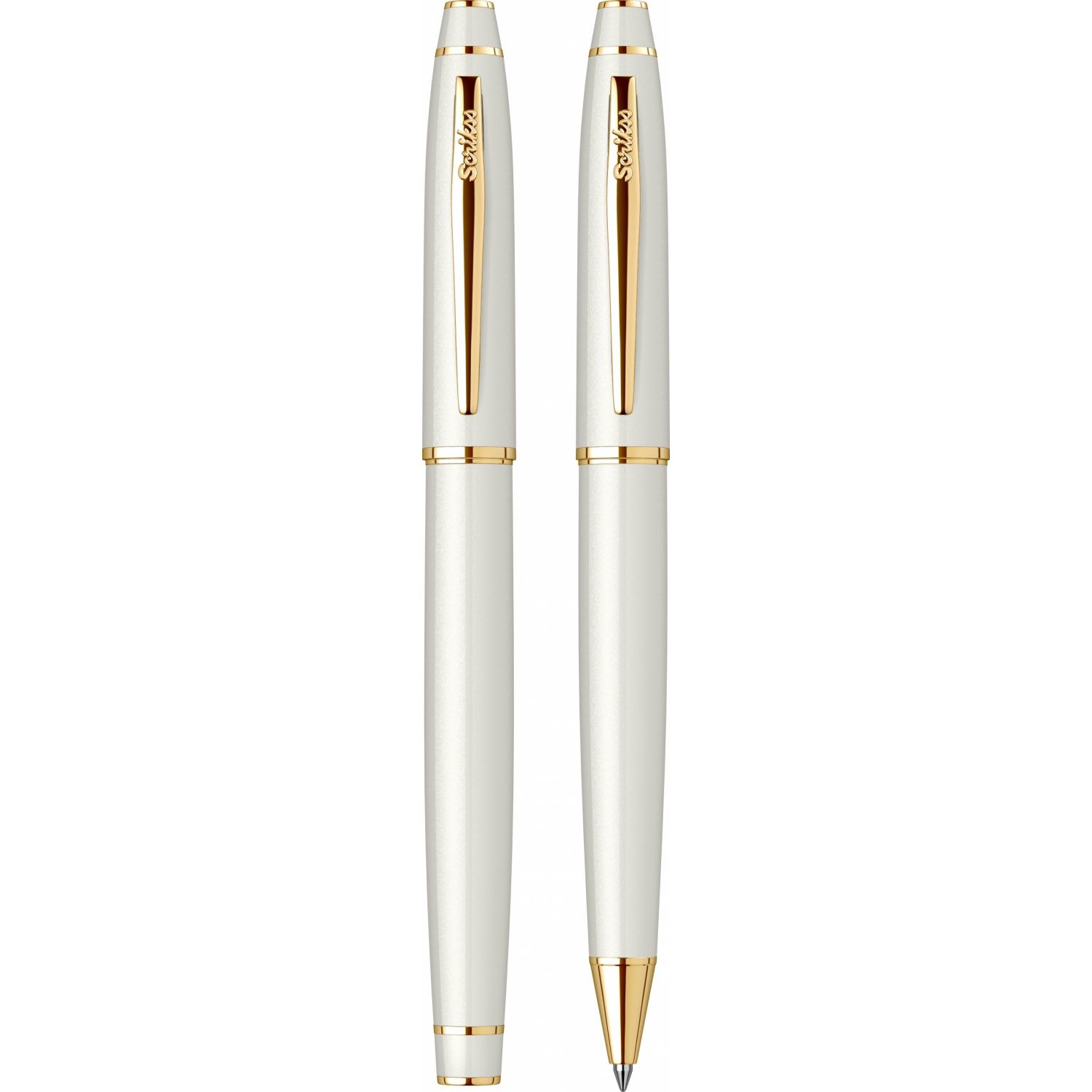 Imagine Produs Set Stilou + Pix Scrikss Noble 35 Pearl White GT