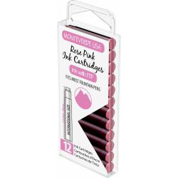 Set 12 Cartuse Standard Size International Monteverde USA Core Rose Pink