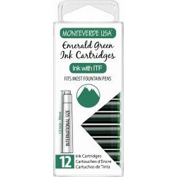 Set 12 Cartuse International Size Monteverde USA Core Emerald Green