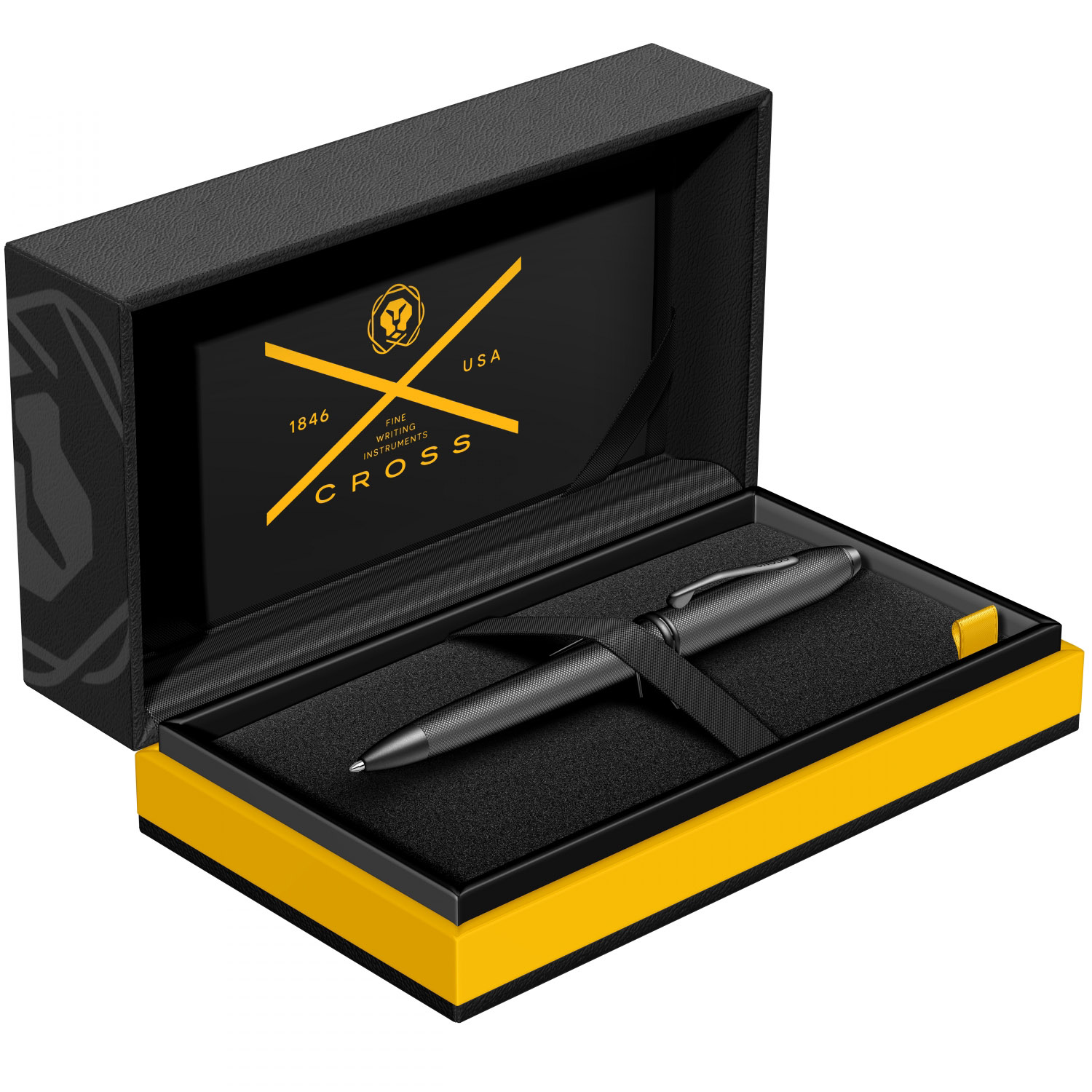 Imagine Produs Pix Cross Townsend Matte Black PVD Micro-knurl BT 