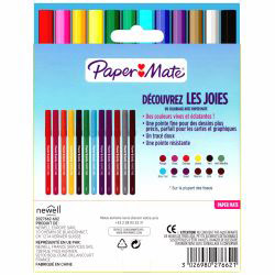 Set 12 Marker Coloring PaperMate Point Fine Assorted Colors