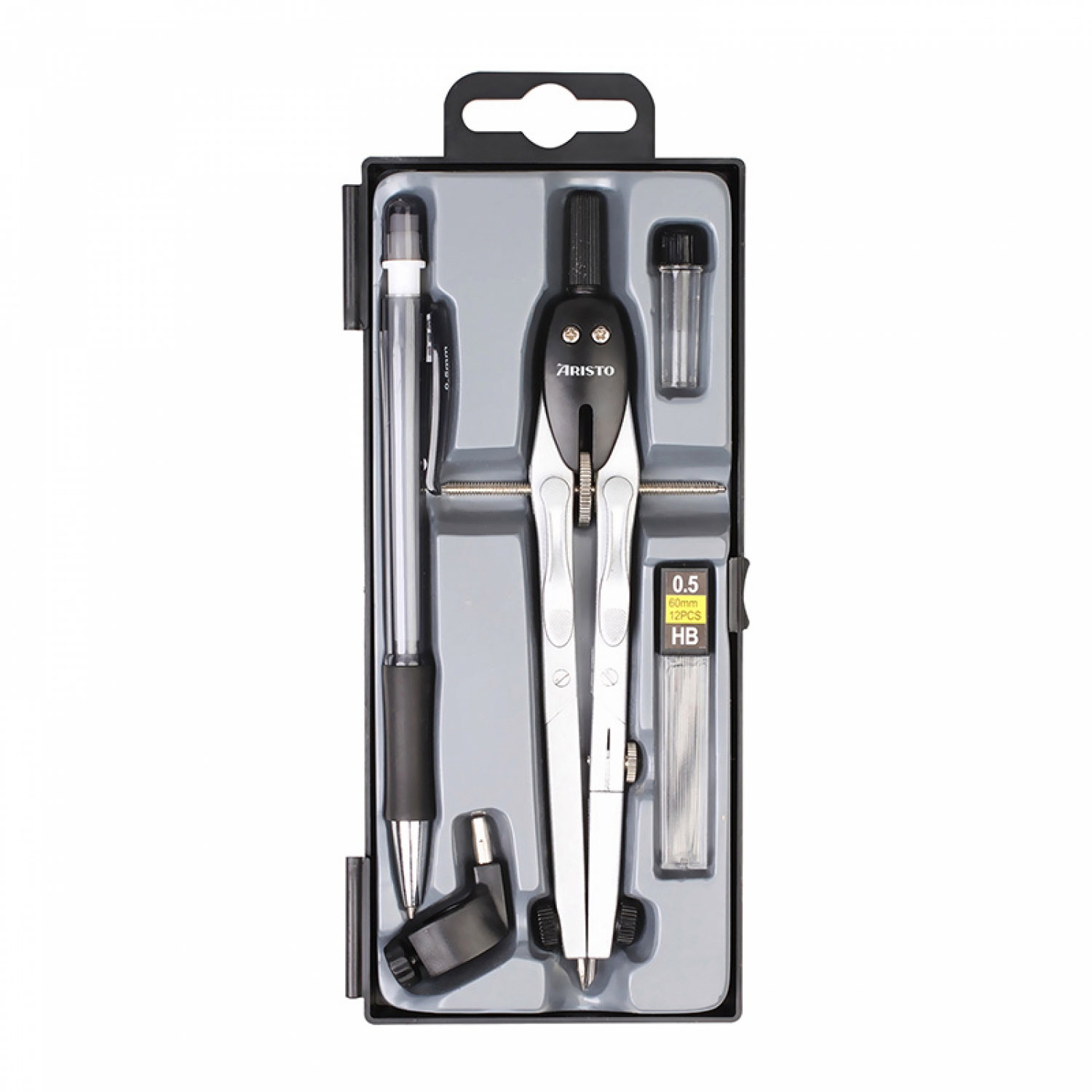 Imagine Produs Compas Aristo Rapid College Set 5 Black 