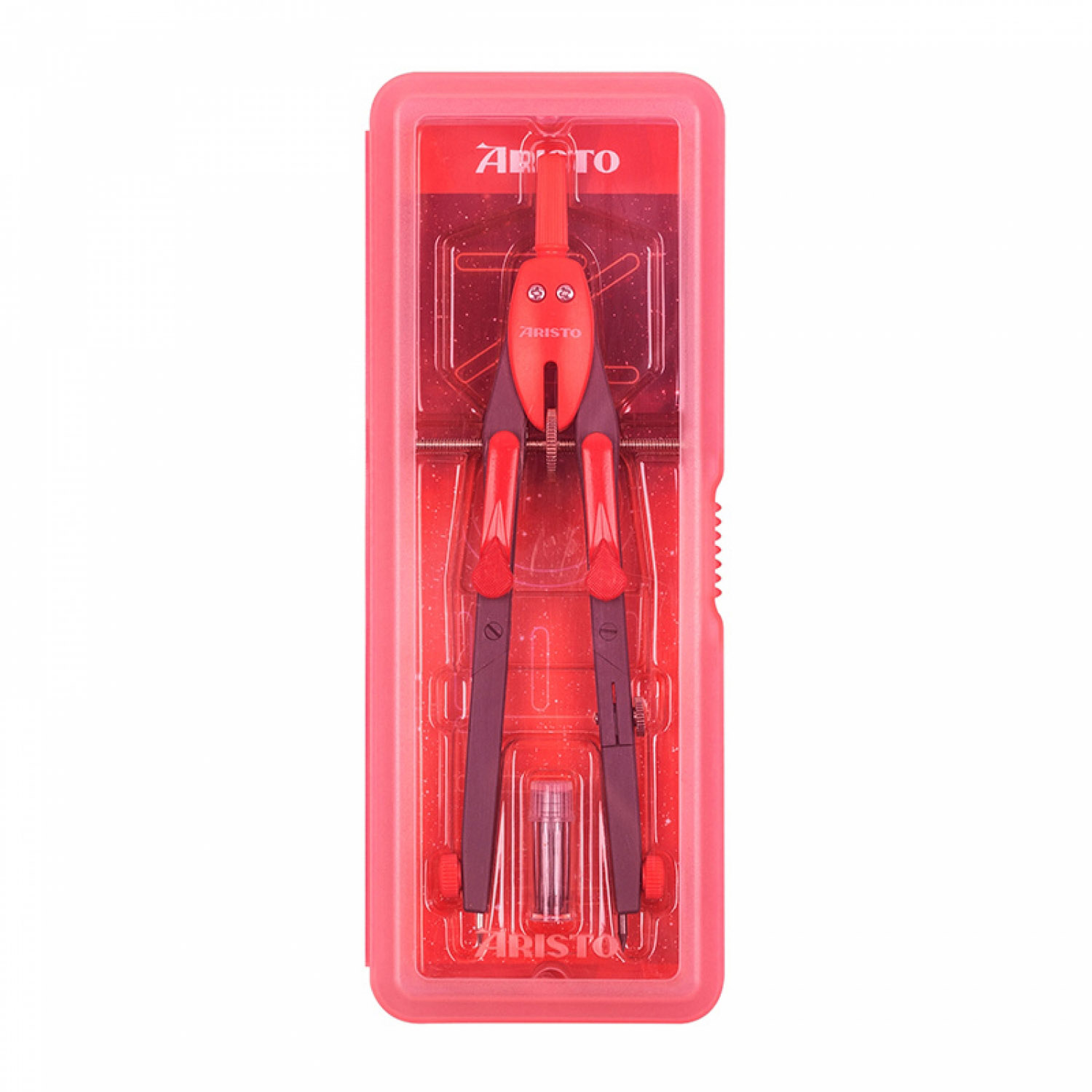 Imagine Produs Compas Aristo Professional Drawing Universal Neon Red