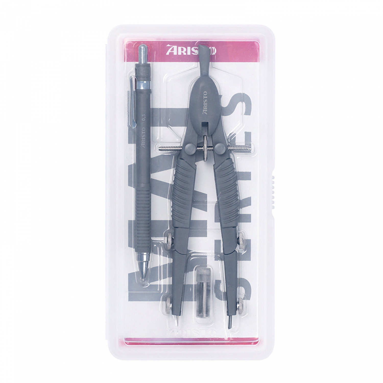 Imagine Produs Compas Aristo Mat Series TopLine Set 3 Gray