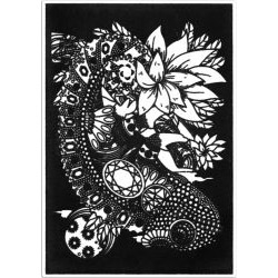 Plansa de Catifea pentru Colorat Acvila Contrast Velvet Botanica 3