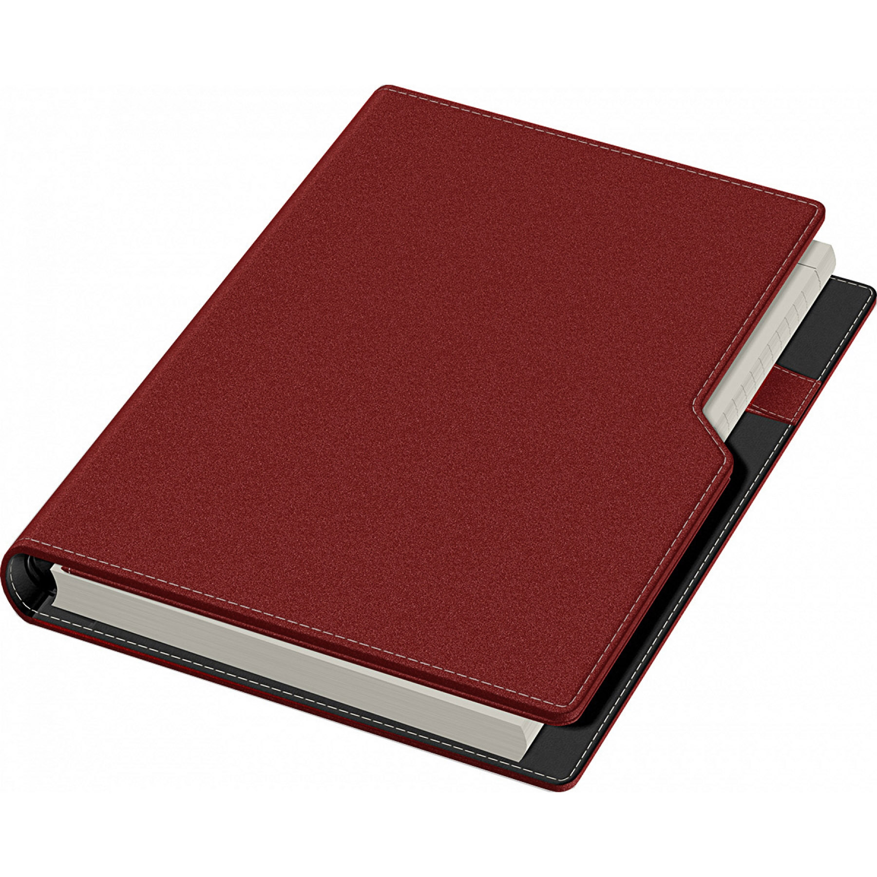 Imagine Produs Caiet cu Spirala A5 Precision Ultra 134816 Hardcover Burgundy - Ivory Lined - 220 pagini 80 g mp