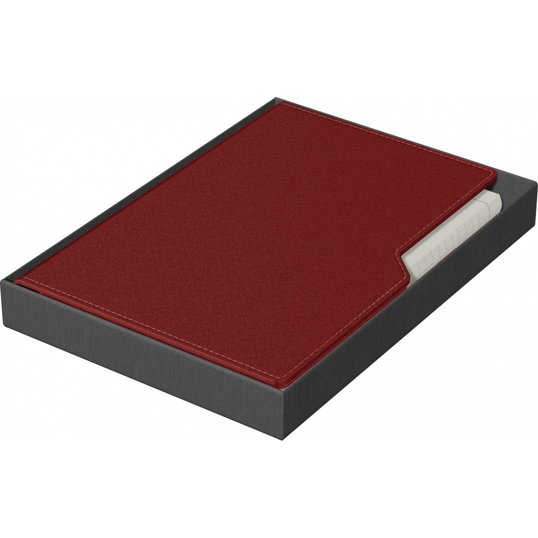 Imagine Produs Caiet cu Spirala A5 Precision Ultra 134816 Hardcover Burgundy - Ivory Lined - 220 pagini 80 g mp