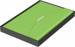 Mapa cu Notes A5 Precision 876 Ultra Apple Green - Ivory Lined - 250 pagini 80 g/mp