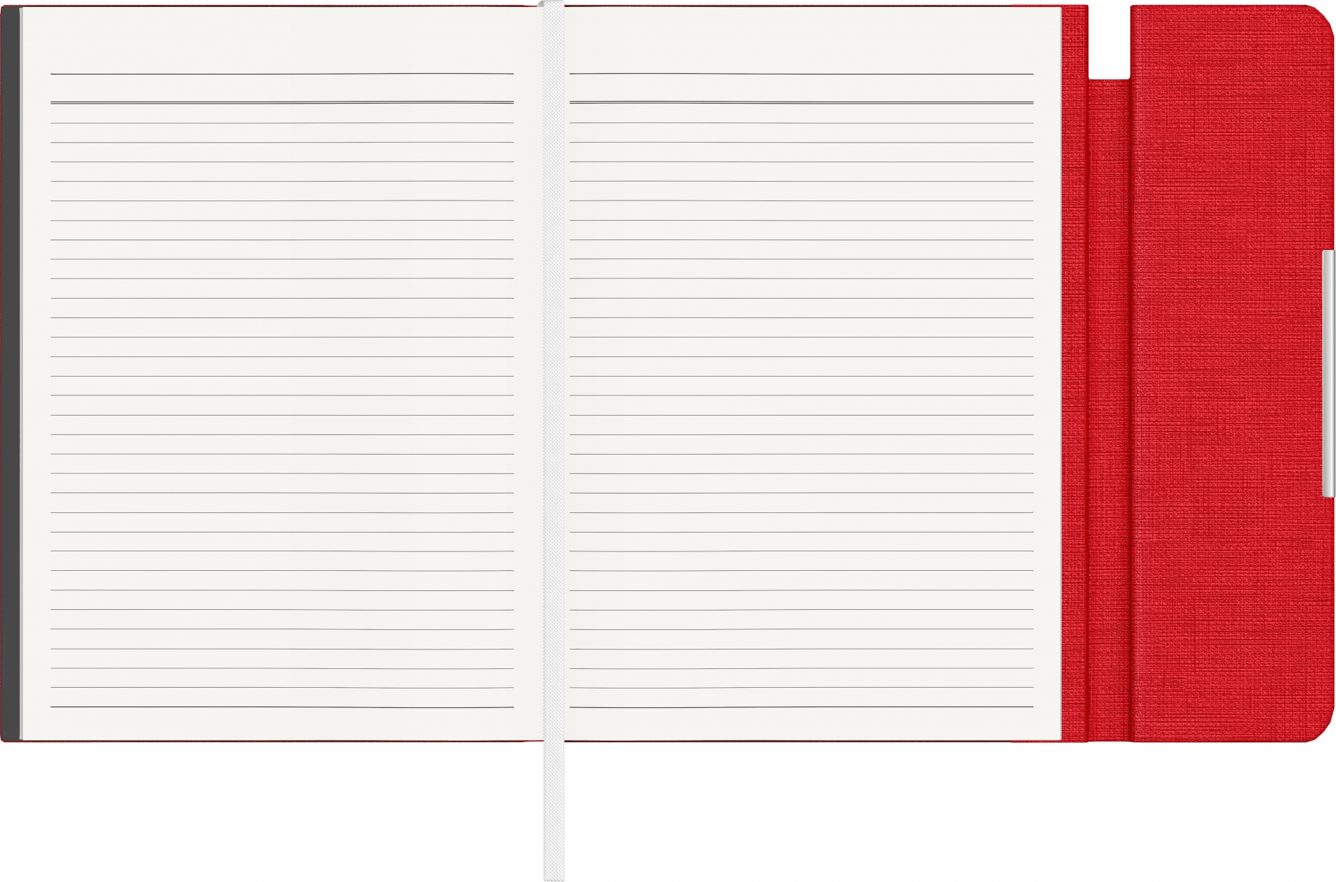 Imagine Produs Mapa cu Notes A5 Precision Trend 136846 Red - Ivory Lined - 192 pagini 80 g mp