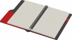 Caiet cu Spirala A5 Precision 816 Hardcover Ultra Red - Ivory Lined - 220 pagini 80 g/mp