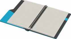 Caiet cu Spirala A5 Precision 816 Hardcover Ultra Sky Blue - Ivory Lined - 220 pagini 80 g/mp