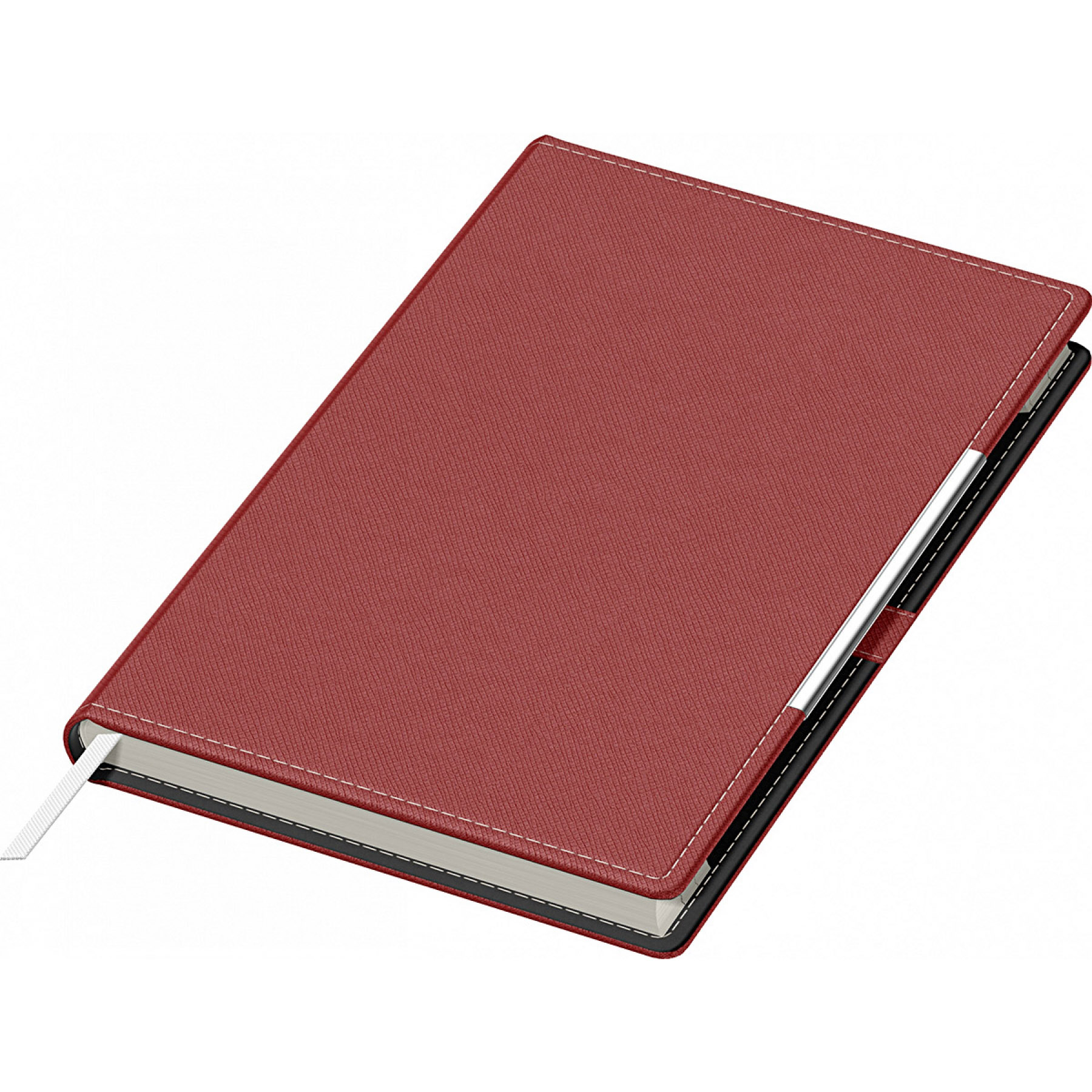 Imagine Produs Caiet A5 Precision Alicante 101806 Hardcover Burgundy - Ivory Lined - 244 pagini 80 g mp