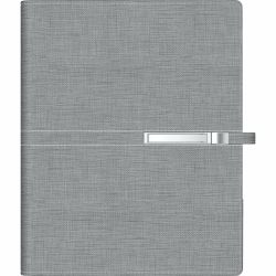 Organizer Precision Trend A5 6 inele Grey Lined - Superior - 290 pagini 80 g/mp