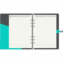Organizer Precision Trend A5 6 inele Turquoise Lined - Superior - 290 pagini 80 g/mp
