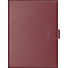 Organizer A4 6 inele Precision Novaskin 102302 Burgundy - Crem Lined - 170 pagini 80 g mp