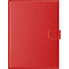 Organizer A4 6 inele Precision Novaskin Red Lined - 170 pagini 80 g/mp