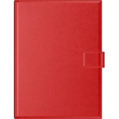 Organizer A4 6 inele Precision Novaskin 102302 Red - Crem Lined - 170 pagini 80 g mp