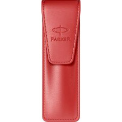 Etui Piele Parker Basic Red - 2 piese